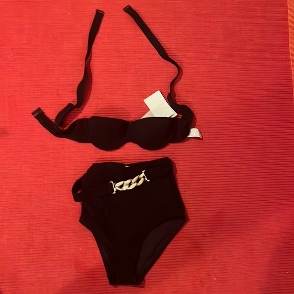 Zimmermann Swim Zimmermann Black 2 Piece Bathing Suit Poshmark